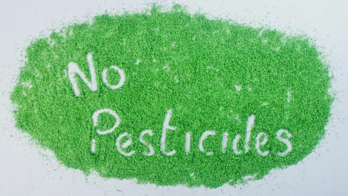 Green Writing No Pesticicles