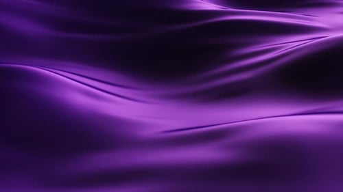 Abstract Fluid Purple Silk Wavy Background Animation