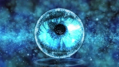 Fondo de stock de líneas de onda ocular digital