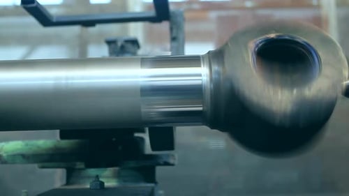Working machinery hydraulic cylinder production.