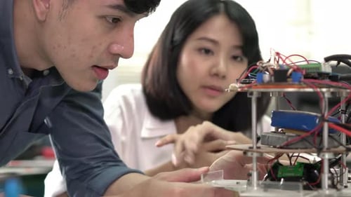 Students in laboratory