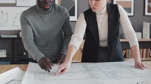 Coworkers in Architectural Bureau