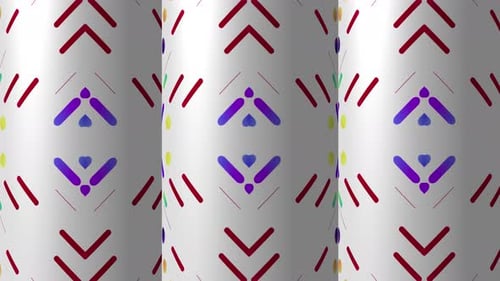 Colorful Minimal Lines Background 4K