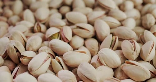 Close Up Pile of Pistachios Food Background
