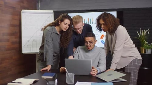 Diverse People Coworking At Office