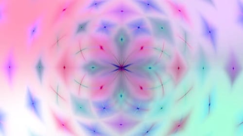 Animation Hypnotique Étoile Lumineuse