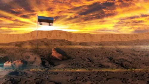 Estlands Flagge Utopia