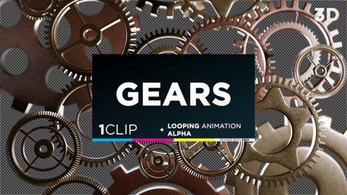 Interlocking Golden Gears Mechanism Turning Loop