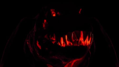 Scary Hell Dinosaur Vj Loop