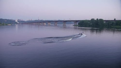 Speed Boat Slow Motion