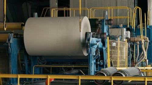 Manufactoring Equipment Produce Paper Machine Shafts At Paper Mill