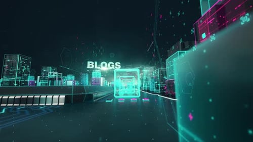 Digital Marketing with Digital Technology Concept