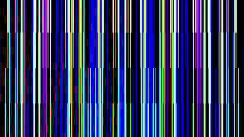 Colorful Glitch Vertical Lines Seamless Loop Background