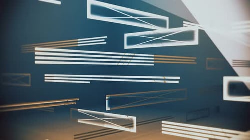 Pas de publicité, concept de boycott publicitaire, animation, boucle d'arrière-plan transparente