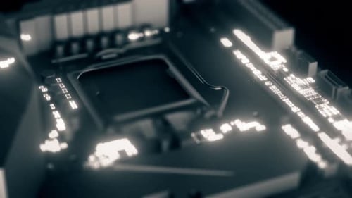 Carte mère de jeu avec impulsions Électronique 4k