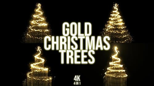 Goldener Weihnachtsbaum