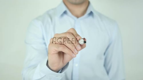 Agreement, Writing On Screen