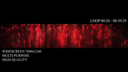 Dynamic Red Particle Stream Loop Background