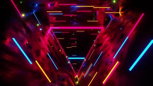 Túnel triangular Wow Vj Loop HD ProRes