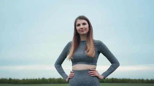Portrait of Beautiful Woman Smiling and Living Confidently Female Healthy Living