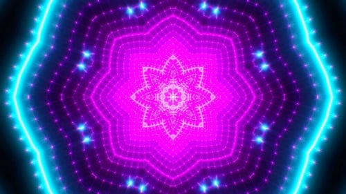 VJ Electric Glitter Light Background Loop 4K