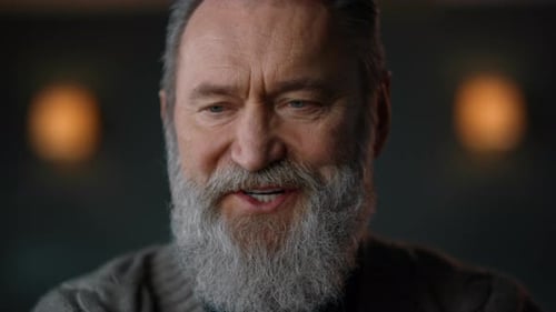 Happy Old Man Portrait