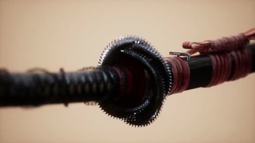 Cinematic Katana Sword Reveal Logo Intro