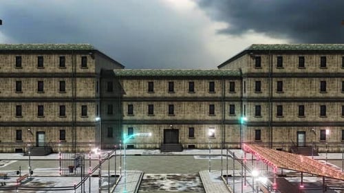 Gefängnishof 4k