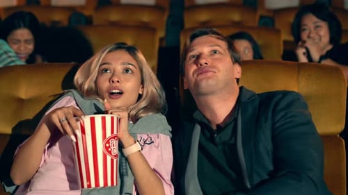 People Audience Watching Movie in Cinema Theater