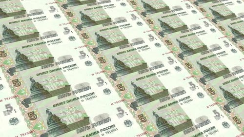 Russia Money / 5 Russian Ruble 4K