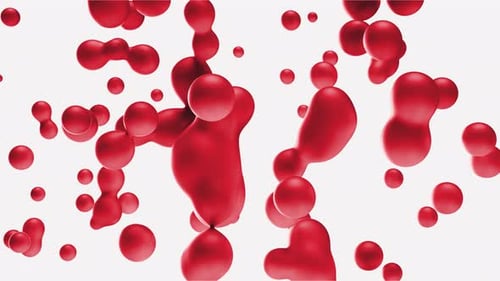 Red Motion Minimal Art Flüssig-Hintergrund