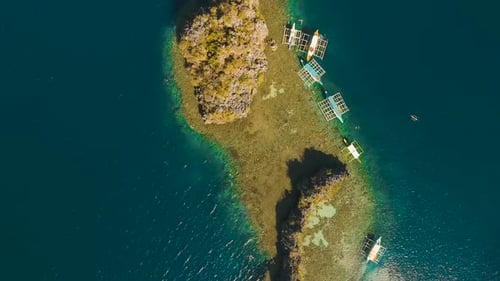 Seascape with Islands in the Lagoon