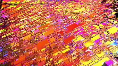 Vibrant Abstract Geometric Light Grid Background