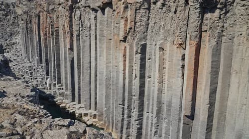 Basalt Columns Of Studlagil Canyon