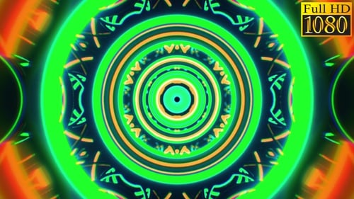 Circles Geometric Background Vj Loops V2