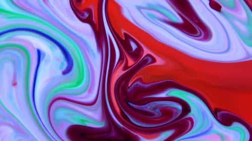 Abstract Color Swirls and Fluid Motion