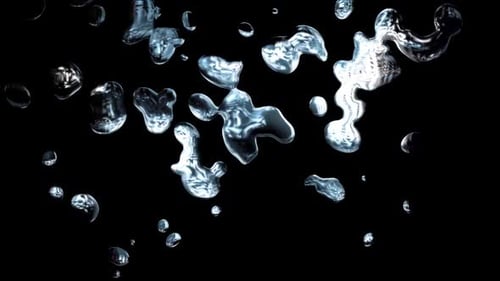 Abstract Liquid Background Digital Rendering