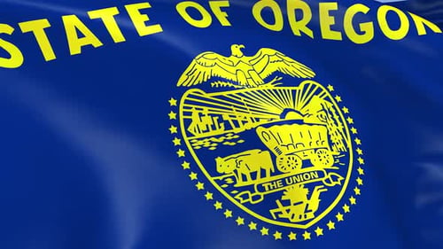 Flagge des Bundesstaates Oregon
