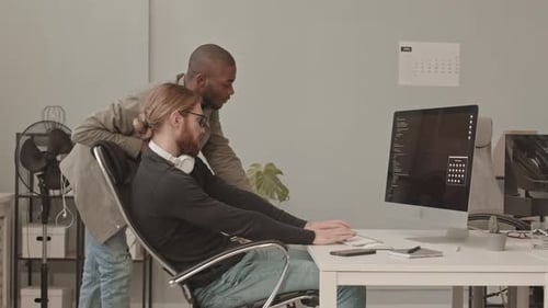 Diverse Programmers Discussing Program Codes