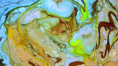 Color Explosion Abstract Vivid Art Painting Texture