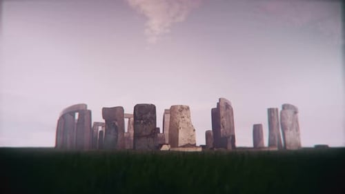 Stonehenge Foggy Day Zurück