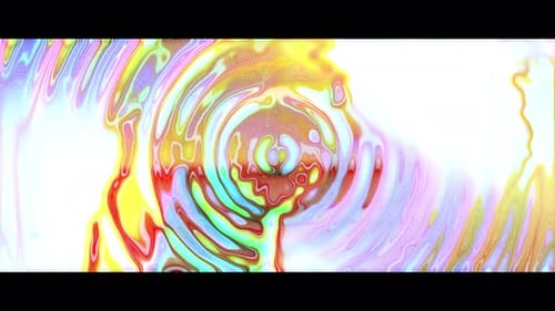 Vibrant Glitch Abstract Swirl Motion Background