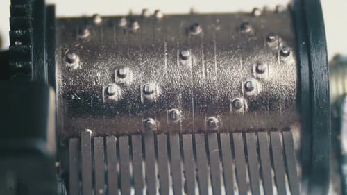 Music Box Mechanism Close Up