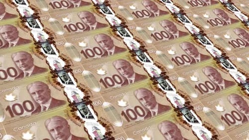 Canada Money /100 Canadian Dollar 4K