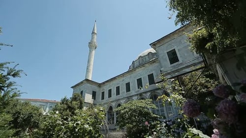 Istanbul Ottoman Beylerbeyi Mosque Courtyard
