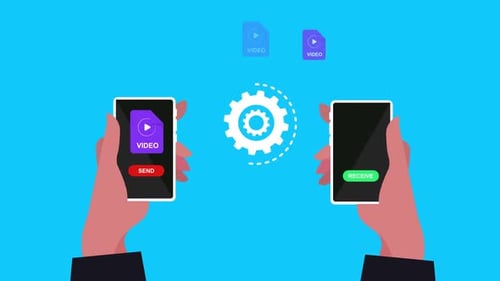 Envoi de vidéo d'un appareil mobile vers un autre appareil mobile