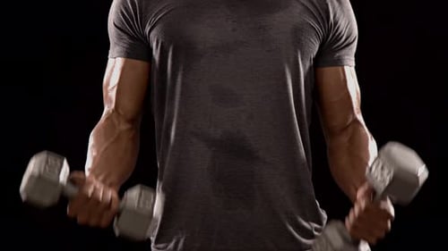 Athletic Man Heben