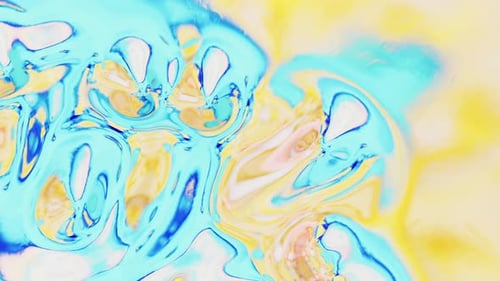 Abstract flowing liquid