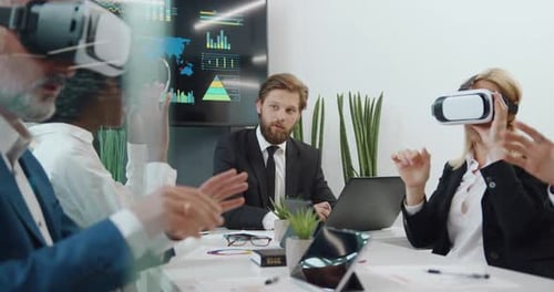 Diverse Team Meeting Using Virtual Reality Headsets