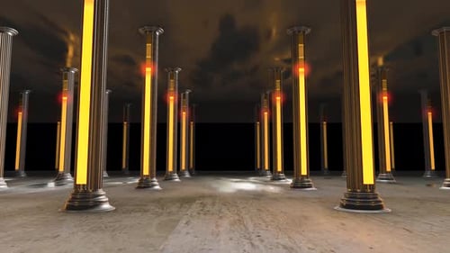 Pillar Lights vj loop